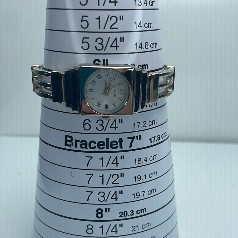 Chico's Silver and Gold Tone Watch